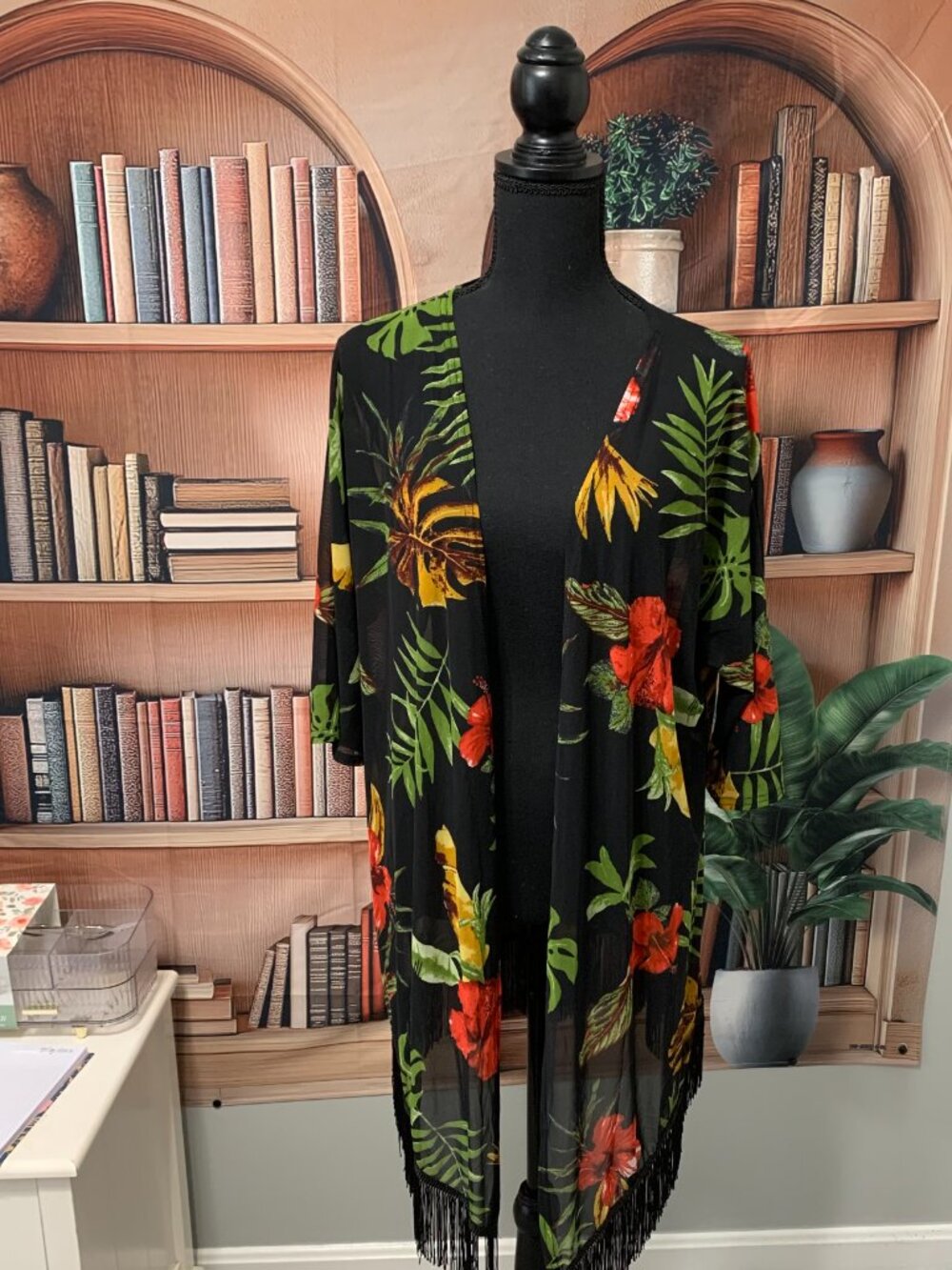 Tropical Floral Kimono by Ember size Large